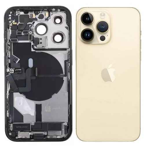 Apple iPhone 14 Pro Max Rear Housing Panel Module Gold - Cellspare